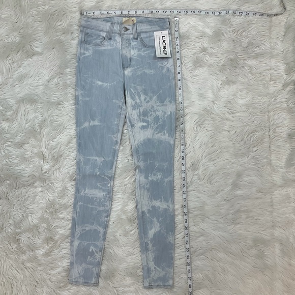 L'AGENCE Denim - L’AGENCE Light Blue Bleached Denim Jeans Size 25